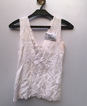 White V-Neck Camisole Top