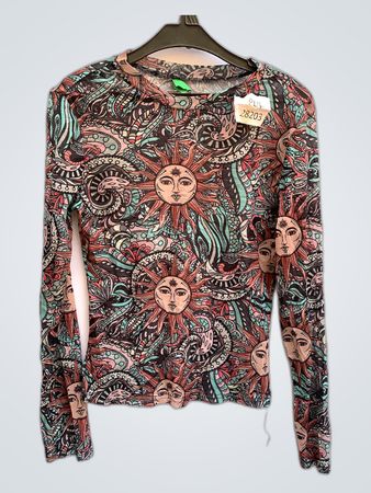 Desigual Printed Long-Sleeve Blouse