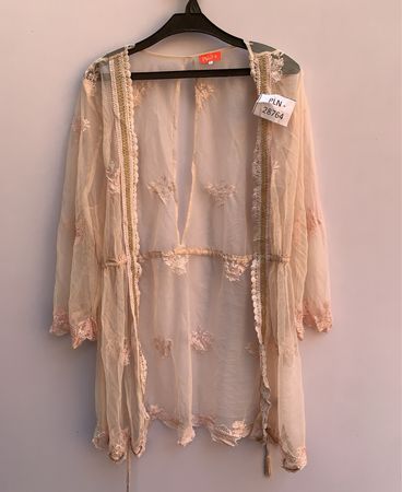 Blouse en dentelle transparente NURES