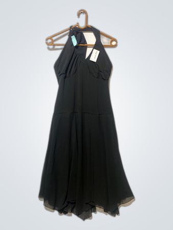 Black Halter Neck Dress