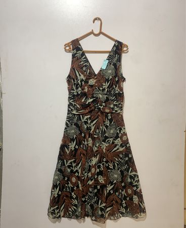 Floral Print Sleeveless Dress