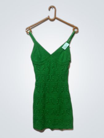 Green Knit Dress