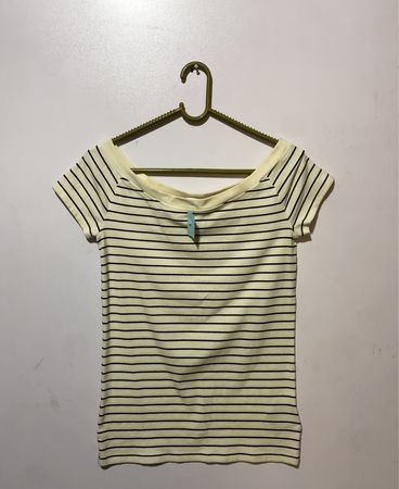 Striped Short-Sleeve Top