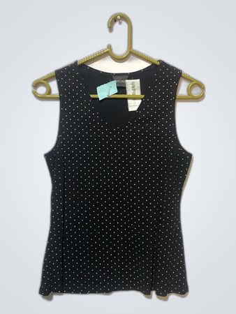 Diesel Black Polka Dot Tank Top