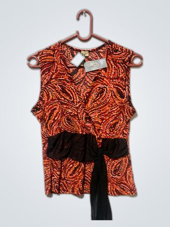 Unit 17 Printed Wrap Blouse