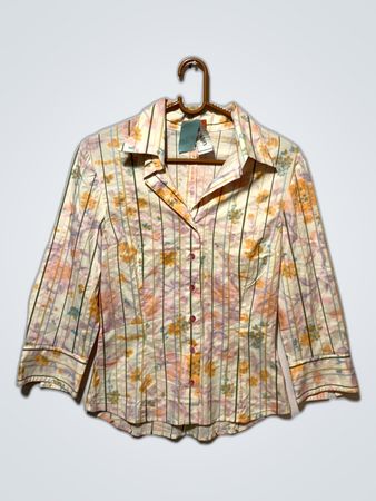 Blouse with Floral Pattern