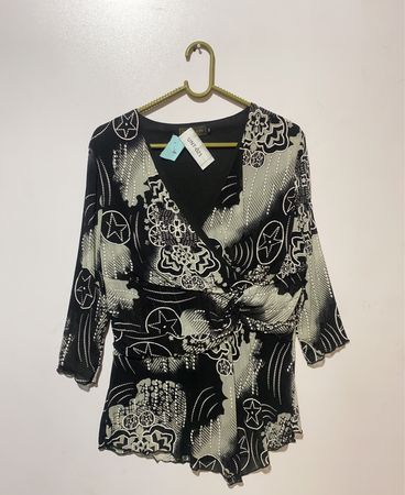 Unbranded Printed Wrap Blouse