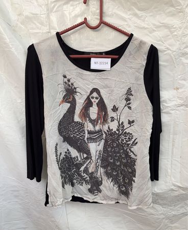 Festa Printed Peacock T-Shirt