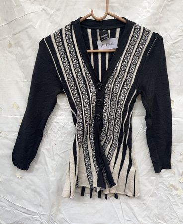 Pariz Striped Knit Cardigan