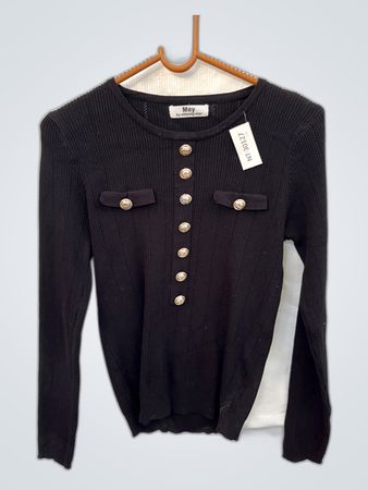 Black Knit Sweater