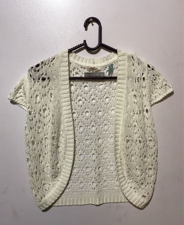 MIA White Knit Cardigan