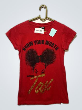 Red Printed Graphic T-Shirt