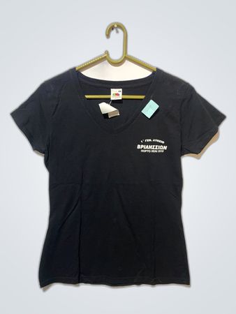 Black V-Neck T-Shirt with Tags