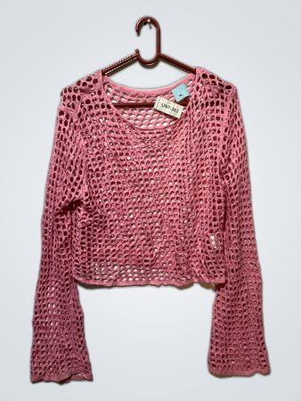 Pink Crochet Top