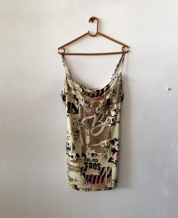 Forever 21 Printed Mini Slip Dress