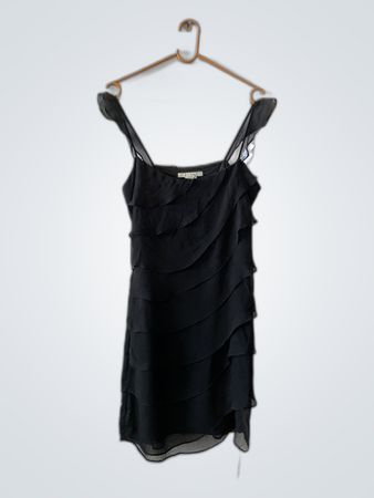 Black Ruffled Dress
