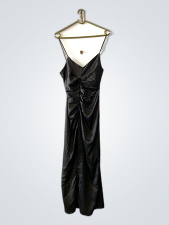 Black Satin Dress