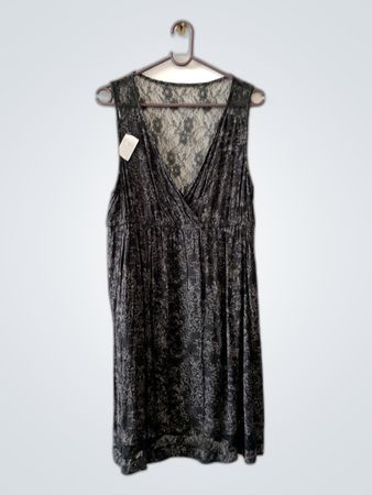 Zara Sheer Lace Wrap Blouse