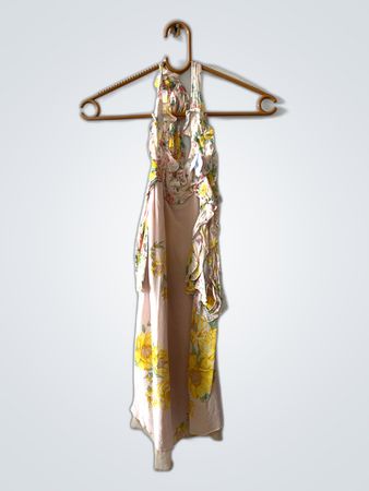 Floral Halter Neck Dress
