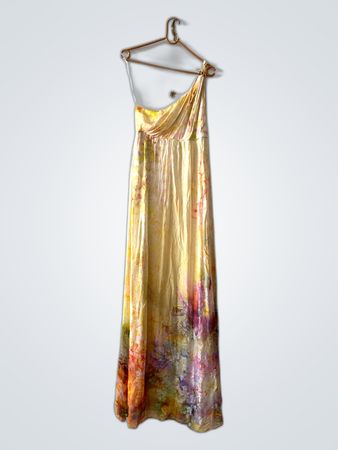 Topshop One-Shoulder Maxi Dress