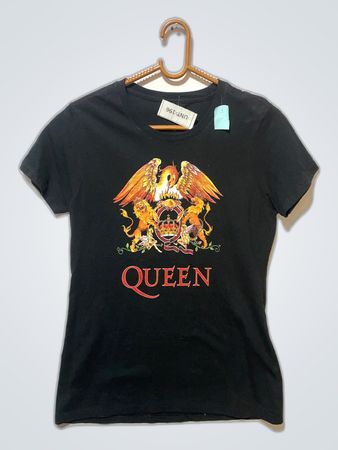 Queen Printed Black T-Shirt