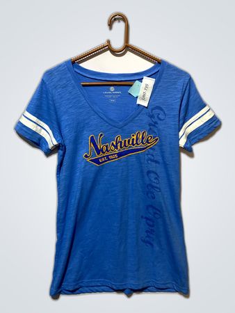 Nashville Printed V-Neck T-Shirt