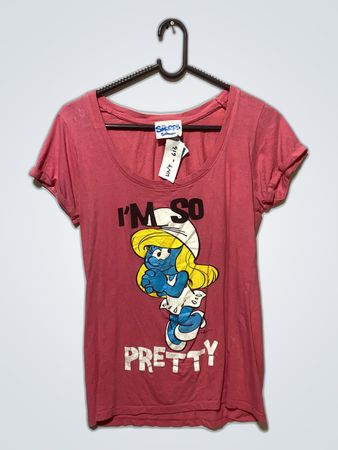 Smurfs 'I'm So Pretty' Printed T-Shirt