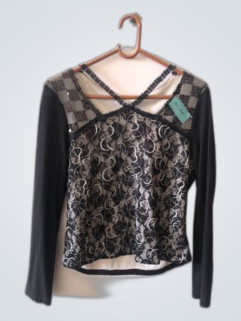 Black Lace Top