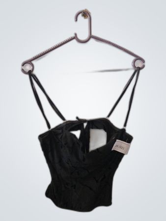 Black Bustier Top