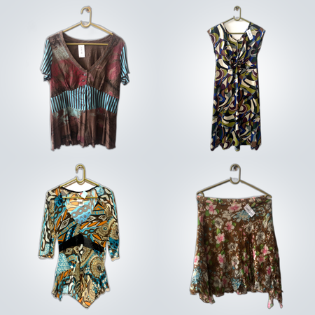 Y2K Blouses with Lace