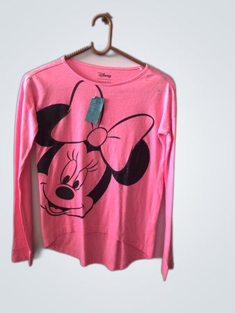 Disney Minnie Mouse Pink Long Sleeve T-Shirt