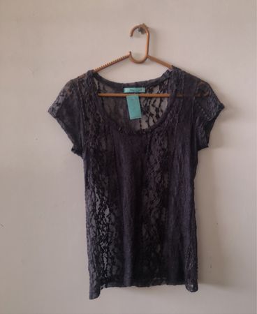 Dolce & Gabbana Sheer Lace Blouse