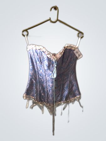Purple Lace Bustier Corset