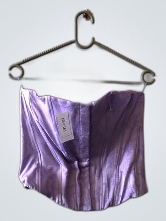 Bridgerto Purple Satin Bustier