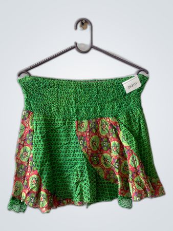 Chloé Printed Smocked Mini Skirt