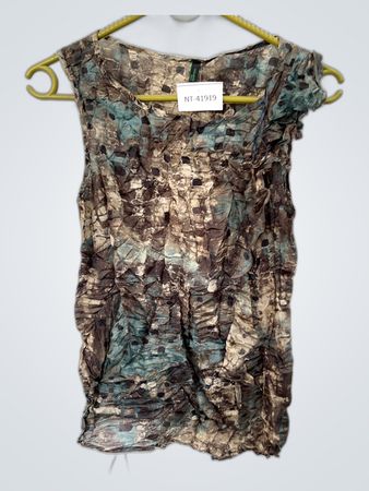 Blouse with Camouflage Print