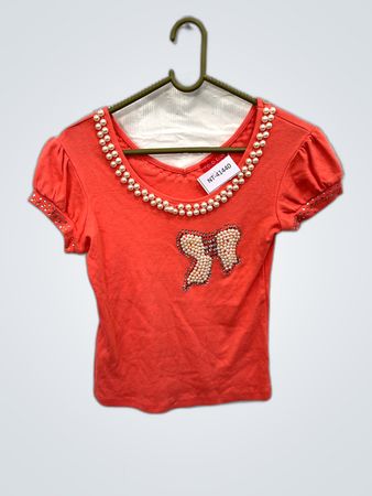 Polo Club Pearl Embellished Top