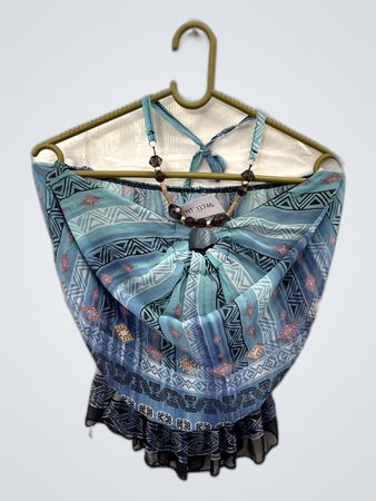Unbranded Printed Halter Blouse