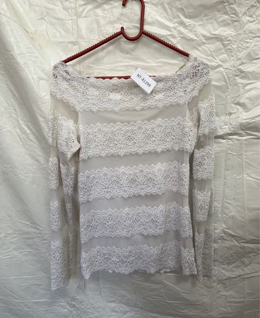 White Lace Blouse