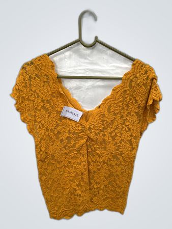 Yellow Lace Top