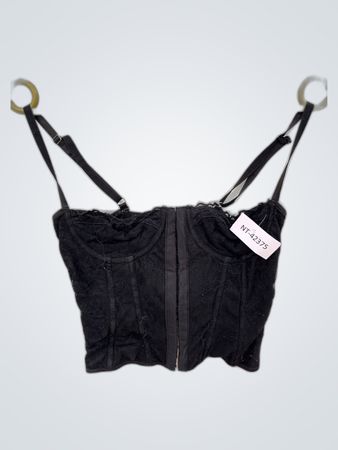 Black Lace Corset Top