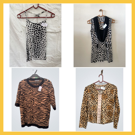 Y2K Classic cheetah printed Bundle (FV 457)