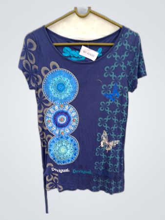 Desigual Printed Short Sleeve T-Shirt