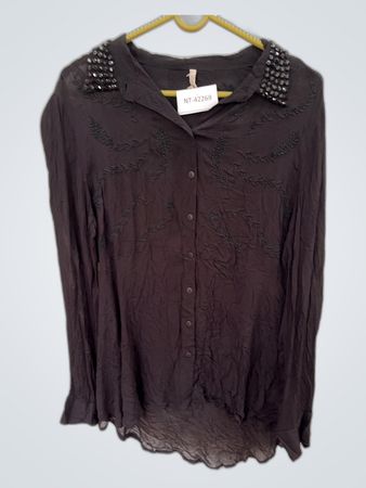 Black Embellished Blouse