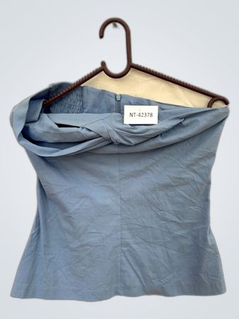 Blue Off-the-Shoulder Top