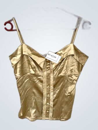 Witchery Gold Satin Camisole Top