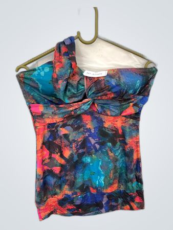 Blouse with Abstract Pattern