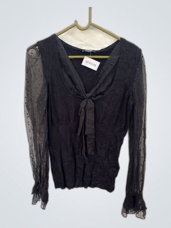 Morgan Sheer Long Sleeve Blouse