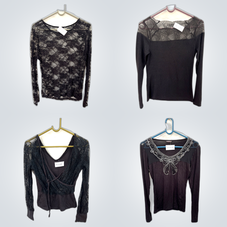 Y2K Sheer Blouses Bundle