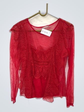 Orsay Sheer Lace Blouse